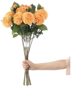 Изкуствени цветя в комплект от 10 бр. (височина 62 cm) Dahlia – Restilo