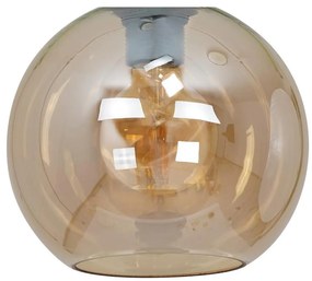 Резервно универсално стъкло SOFIA за E27, Ø 20 см, опушено бежово