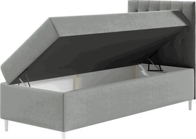 Тапицирано легло Junior Filip I-Mauro-Дължина: 100 cm-Deksia