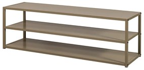 Кафяво-сива метална маса за телевизор 120x40x35 cm Teun – WOOOD