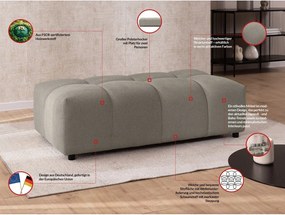 Кафяво-сива табуретка Albane – Ropez