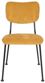 Жълти трапезни столове в комплект от 2 броя Benson - Zuiver