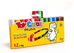 Пластилин Toy Color, 12 цвята
