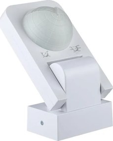 Екстериорен инфрачервен сензор за движение 360° 1000W/230V IP65 бял