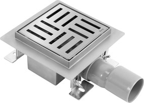 Линеен отводнител REA CROSS Nickel Brush 12x12