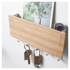 Бял стенен стелаж за ключове Rin - YAMAZAKI