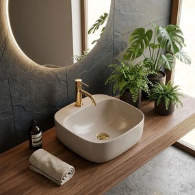 Умивалник за плот Rea Luiza 42 Light Grey MAT