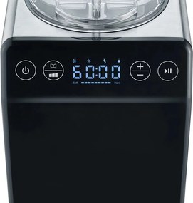 Машина за сладолед 2в1 Graef IM706, 180W, 2 л, 4 програми, От -18C до -35C, Сензорен дисплей, Черен