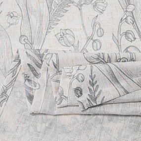 Светлосиво перде 135x250 cm Selvetia – Restilo