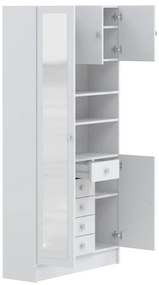 Бял шкаф за баня 90x182 cm Combi - TemaHome