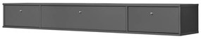 Антрацитна маса за телевизор 176x22 cm Mistral – Hammel Furniture