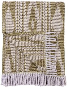 Тъмнозелено одеяло със съдържание на памук , 140 x 180 cm Zanzibar - Euromant