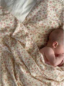 Бежово детско спално бельо от органичен памук 70x100 cm Augusta – Cam Cam Copenhagen