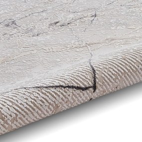 Кремав килим от вискоза 120x170 cm Bellagio – Think Rugs