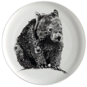 Бяла порцеланова чиния Marini Ferlazzo Wombat, ø 20 cm - Maxwell &amp; Williams