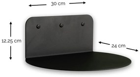 Сиво-бежов метален стенен рафт 30 cm Flex – Spinder Design