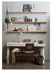 Стенен рафт за снимки от масивен дъб естествен 170 cm Photoframe – vtwonen