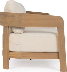 Градински диван от масивна акация в естествен цвят Pablo – Bizzotto