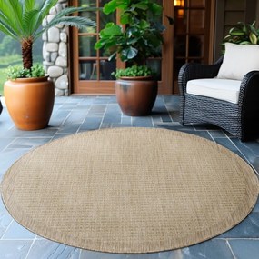 Бежов кръгъл външен килим ø 160 cm Giza – Ayyildiz Carpets