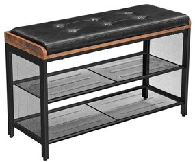 Обувница DAVOR кафява/черна