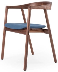 Трапезен стол в син и кафяв стол Muna – Gazzda