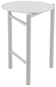 Бял метален стол Disc – Zone