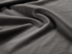 Тъмносив кадифен диван 204 cm Georgia – Micadoni