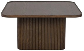 Тъмнокафява масичка за кафе от декор от дъб ø 80 cm Sullivan – Rowico