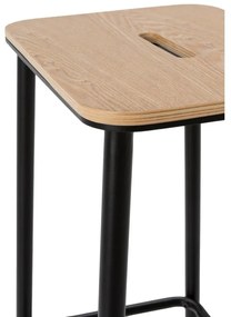 Черни бар столове в комплект 2 бр. (височина на седалката 65 cm) Abba – Marckeric