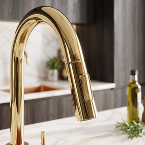 Отвод с аератор за кухненски смесител REA Fresh Gold