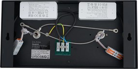 Модерен повърхностно монтиран прожектор черен вкл. димируема LED 2-лампи - Dionysos