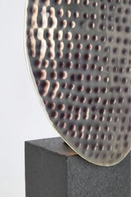 Антрацитна метална настолна лампа с метален абажур (височина 46 cm) Neev – Bizzotto