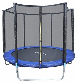 Jump Pro градински батут 3,05 м (10ft) син с мрежа и стълба