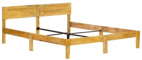 288433 vidaXL Рамка за легло, мангова дървесина масив, 180 см