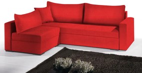 Ъгъл диван Kleio-195φ 140β-Red