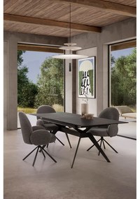 Тъмносив фотьойл Dario - Marckeric