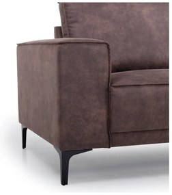 Тъмнокафяв фотьойл от изкуствена кожа Copenhagen - Scandic