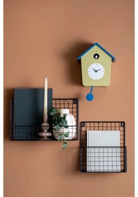 Черен стоманен стенен рафт 40 cm Reja – PT LIVING