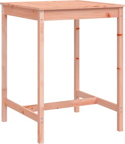 824086 vidaXL Градинска маса, 82,5x82,5x110 см, дугласко дърво масив