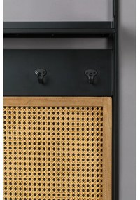 Стенно огледало с рафт и закачалка 53x165 cm Langres - Dutchbone