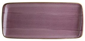 Bonna - Порцеланово правоъгълно плато 34x16см-AURA BLACKBERRY-(ABB MOV 35DT)(ß)