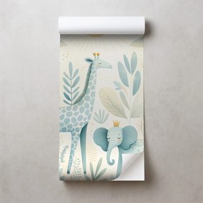 Самозалепващ тапет – Сладки животни в джунглата