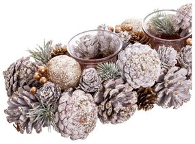 Свещник от пластмаса и стъкло - Casa Selección