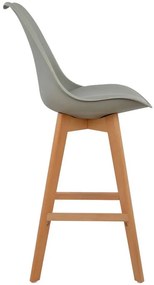 Бар стол Fiona-Сив (4) парчета