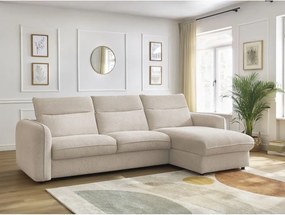 Бежов ъглов диван Achille – Bobochic Paris