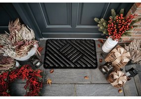 Изтривалка от кокосови влакна 45x75 cm Coco Black – Hanse Home