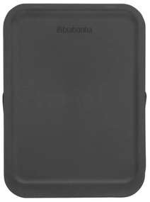Кош за разделно събиране на боклук Brabantia Sort&Go 1003237, 25 л, Дръжка, Възможност за стенен монтаж, Тъмносив