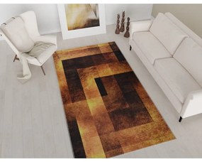 Оранжев килим, подходящ за миене 80x200 cm - Vitaus