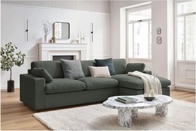 Зелен ъглов диван Belair – Bobochic Paris