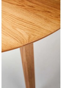 Сгъваема трапезна маса от масивен дъб в естествен цвят 100x220 cm Amalfi – Hammel Furniture